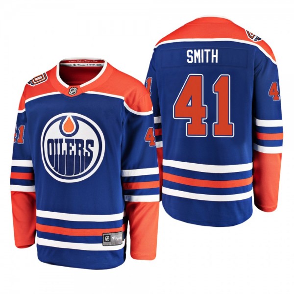 Edmonton Oilers Mike Smith #41 Alternate Breakaway...