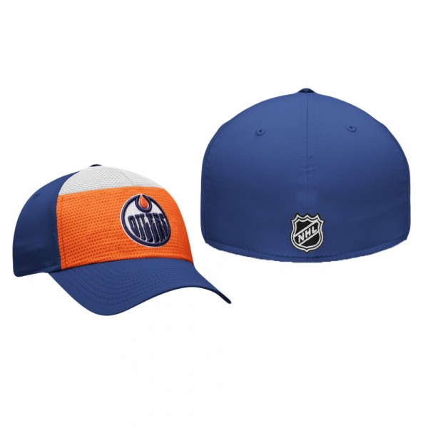 Edmonton Oilers Orange Navy Breakaway Alternate Jersey Flex Hat