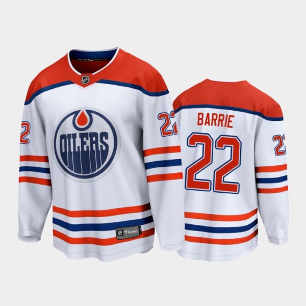 Men's Edmonton Oilers Tyson Barrie #22 Special Edition White 2021 Jersey