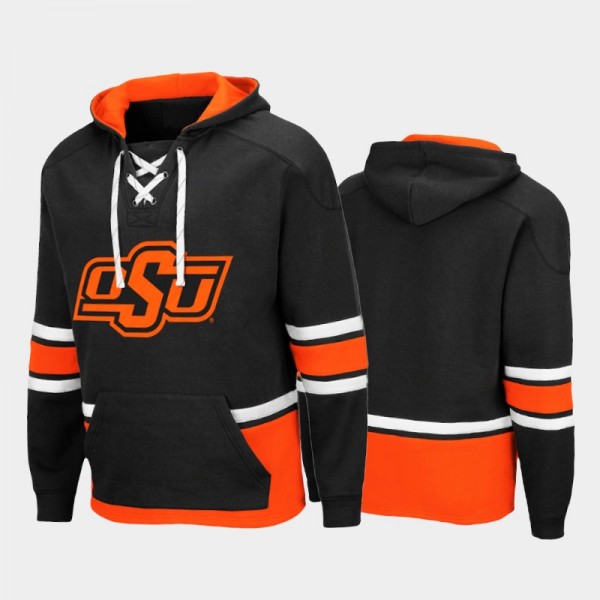 Men Oklahoma State Cowboys Lace-up Pullover Black ...