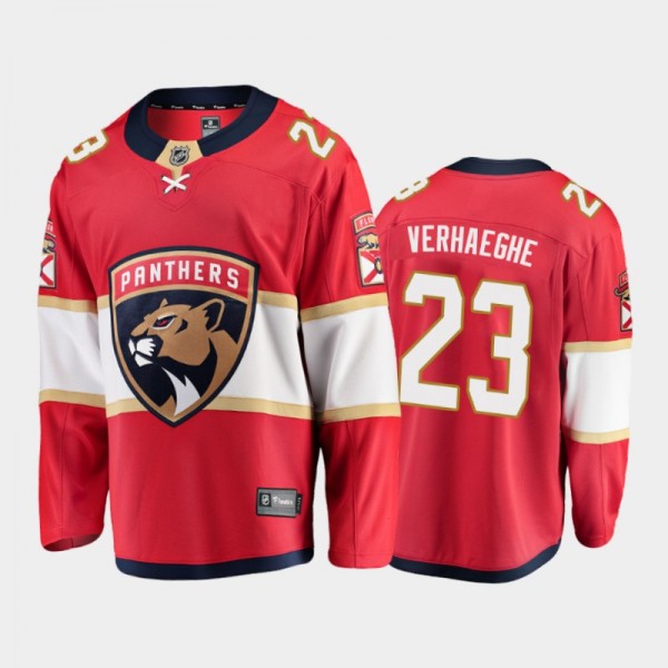 Florida Panthers Carter Verhaeghe #23 Home Red 202...