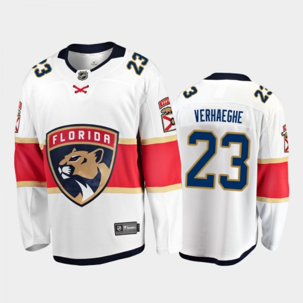 Florida Panthers Carter Verhaeghe #23 Away White 2...