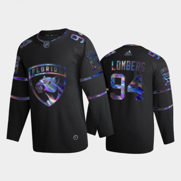 Men's Florida Panthers Ryan Lomberg #94 Iridescent...