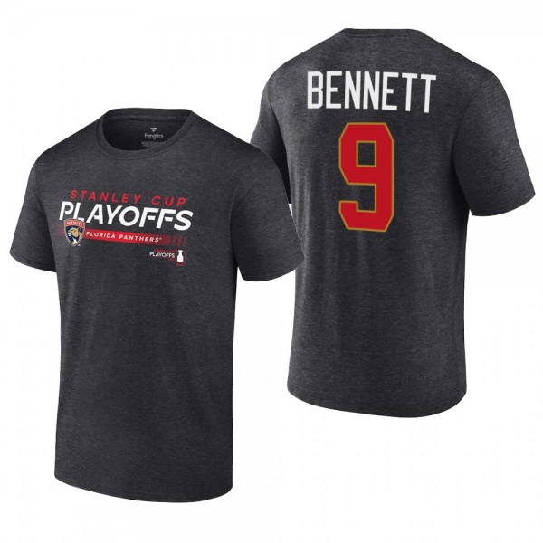 Sam Bennett 2022 Stanley Cup Playoffs Florida Panthers Charcoal T-Shirt