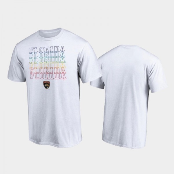 Men's Florida Panthers City Pride White T-Shirt