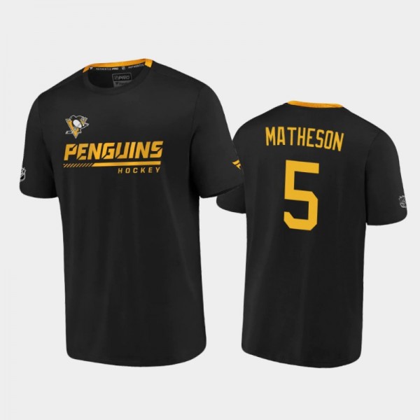 2020-21 Pittsburgh Penguins Mike Matheson #5 Authe...