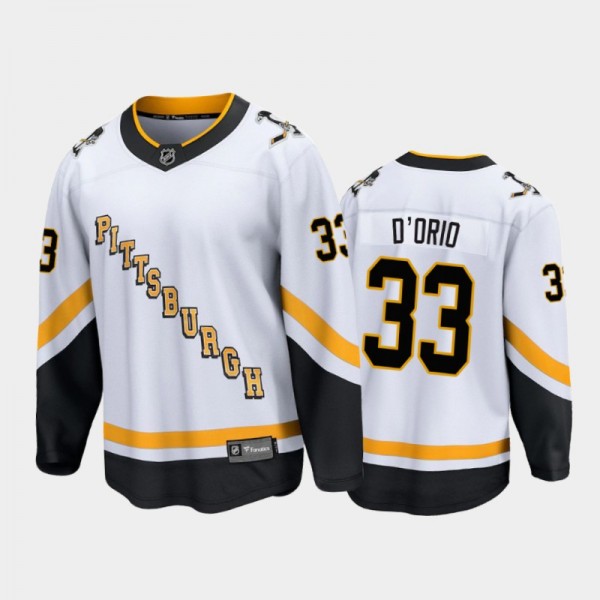Men's Pittsburgh Penguins Alex D'Orio #33 Reverse ...