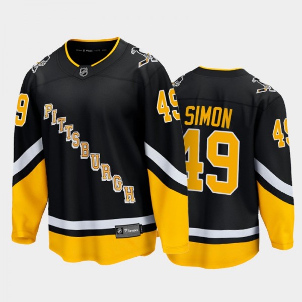 Dominik Simon #49 Pittsburgh Penguins Alternate 20...