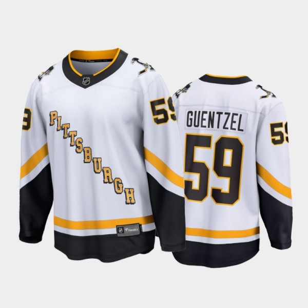 Men's Pittsburgh Penguins Jake Guentzel #59 Revers...