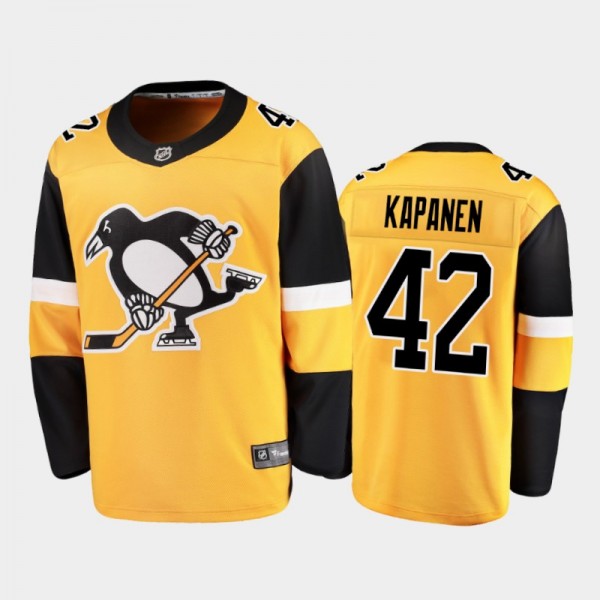 Pittsburgh Penguins Kasperi Kapanen #42 Alternate ...