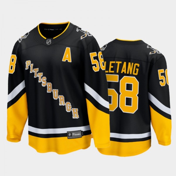 Kris Letang #58 Pittsburgh Penguins Alternate 2021...