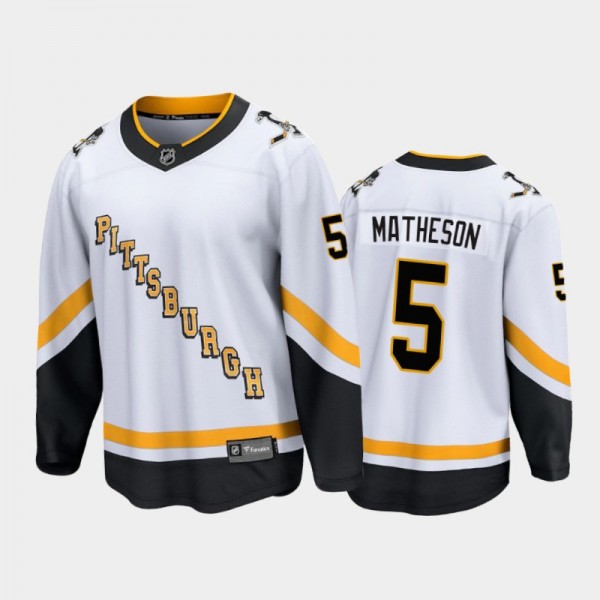 Men's Pittsburgh Penguins Mike Matheson #5 Special Edition White 2021 Jersey