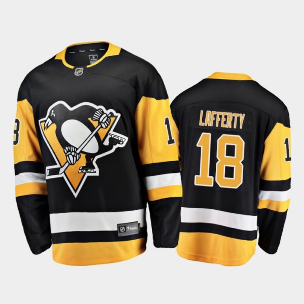 Pittsburgh Penguins Sam Lafferty #18 Home Black 20...