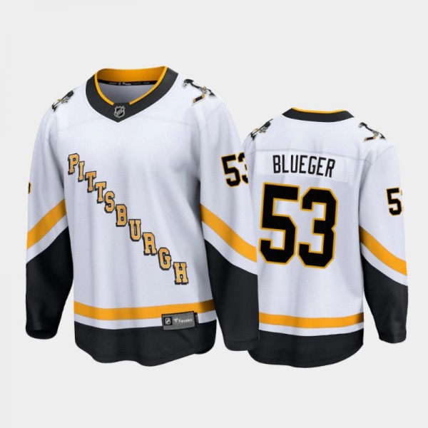 Men's Pittsburgh Penguins Teddy Blueger #53 Special Edition White 2021 Jersey