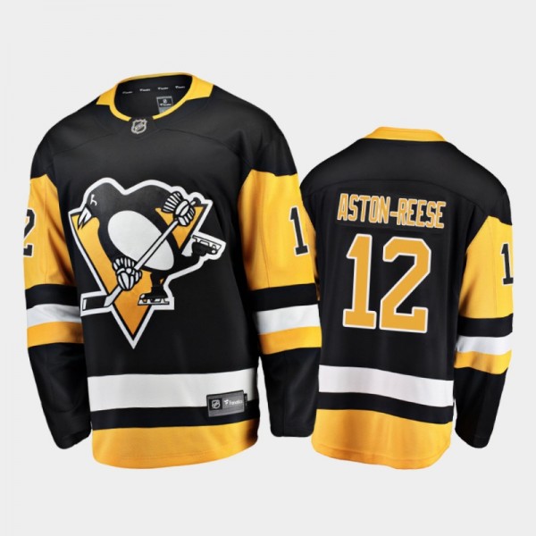 Pittsburgh Penguins Zach Aston-Reese #12 Home Blac...