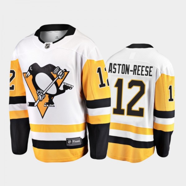 Pittsburgh Penguins Zach Aston-Reese #12 Away Whit...