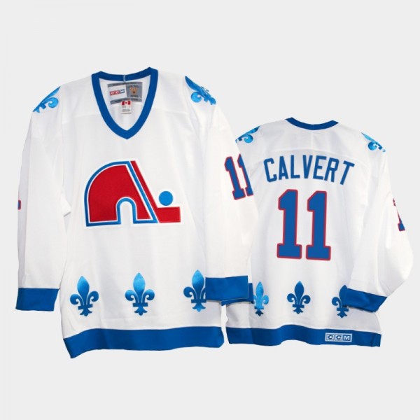 Matt Calvert #11 Quebec Nordiques Heritage Vintage...