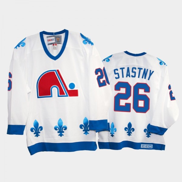 Peter Stastny #26 Quebec Nordiques Heritage Vintag...