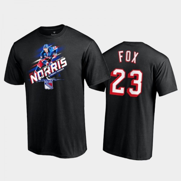 Men New York Rangers Adam Fox #23 2021 Norris Trop...