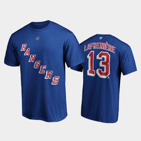 Men's New York Rangers Alexis Lafreniere #13 Authe...