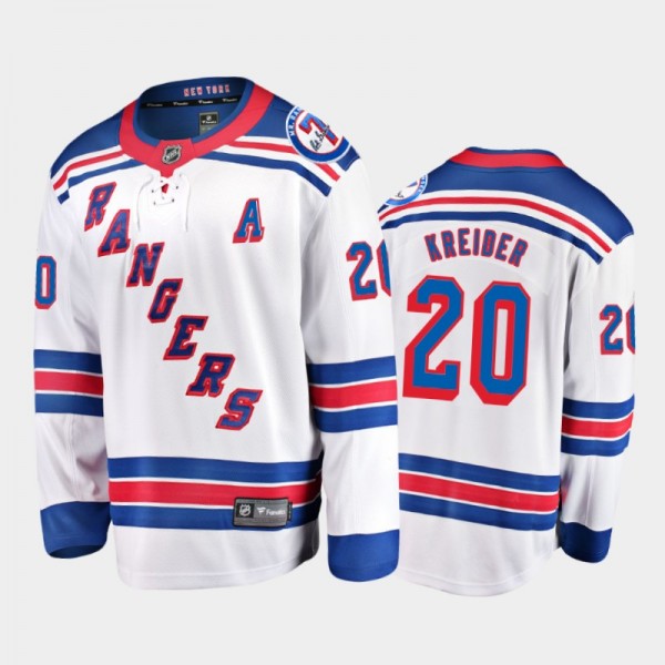New York Rangers #20 Chris Kreider Mr. Ranger 7 Me...