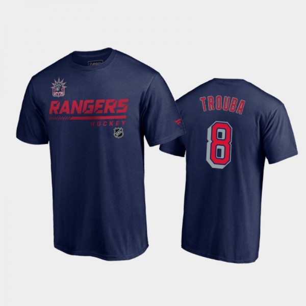 Men's New York Rangers Jacob Trouba #8 Authentic P...