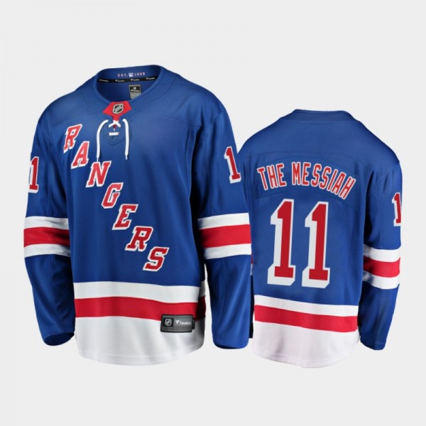 Men's New York Rangers Mark Messier #11 Home Retir...