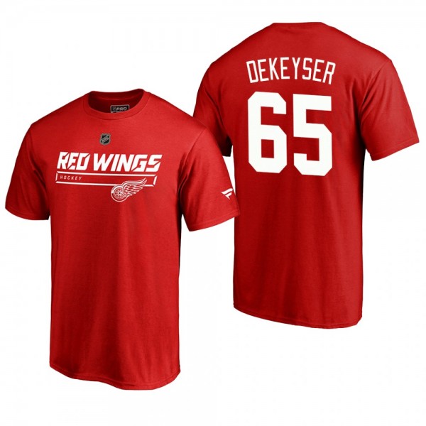Men's Detroit Red Wings Danny DeKeyser #65 Rinksid...