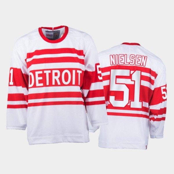 Detroit Red Wings Frans Nielsen #51 Heritage White...
