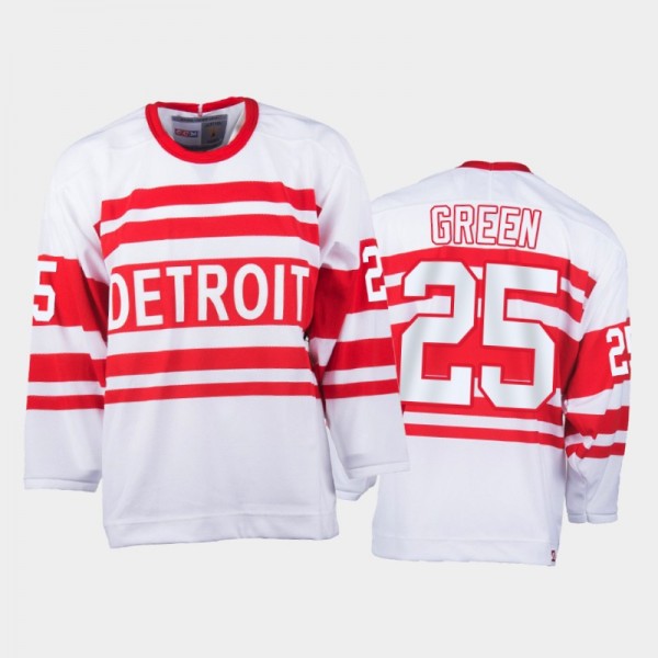 Detroit Red Wings Mike Green #25 Heritage White Re...