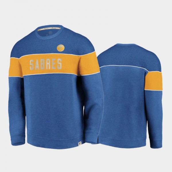 Men's Buffalo Sabres Varsity Reserve Heathered Royal Sweatshirt