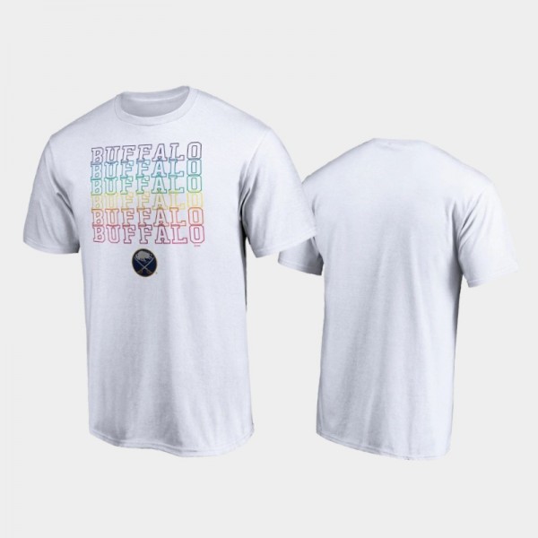 Men's Buffalo Sabres City Pride White T-Shirt