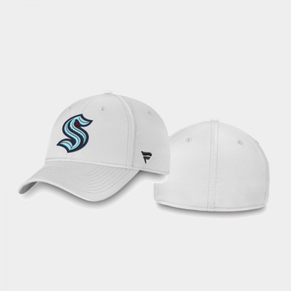Men's Seattle Kraken Core Flex White Hat