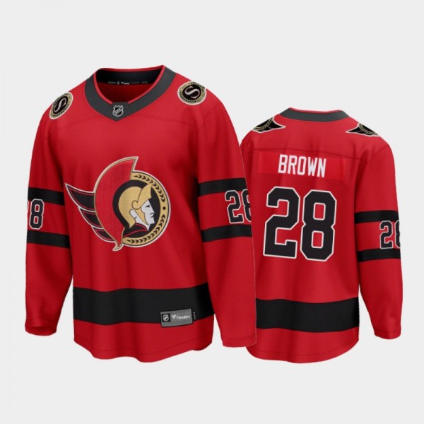 Men's Ottawa Senators Connor Brown #28 Special Edition Red 2021 Jersey