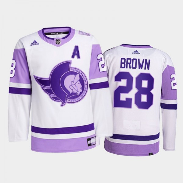 Connor Brown #28 Ottawa Senators 2021 HockeyFights...
