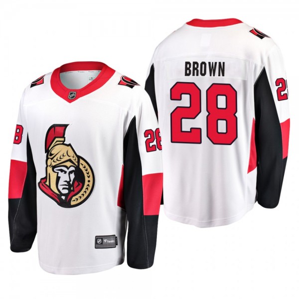 Ottawa Senators Connor Brown #28 Away Breakaway Pl...