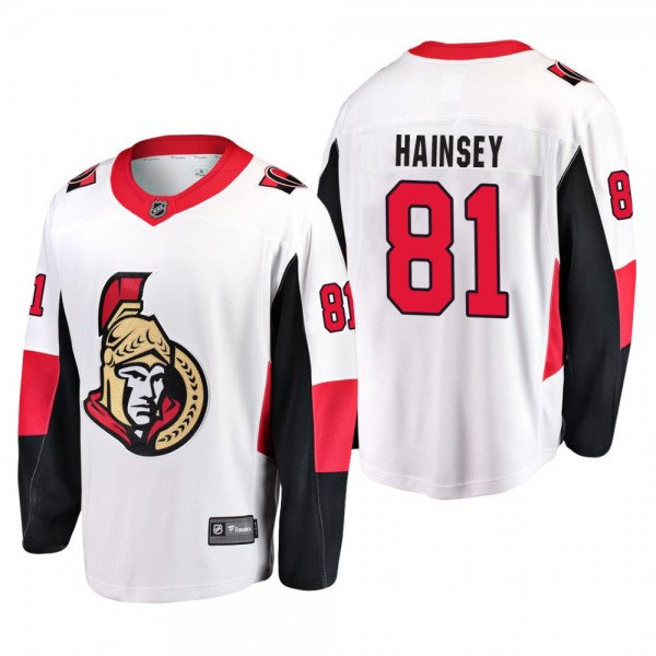 Ottawa Senators Ron Hainsey #81 Away Breakaway Pla...