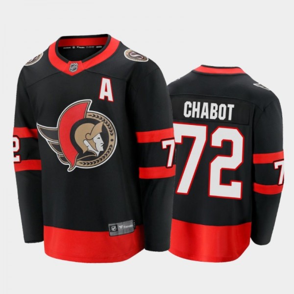 Ottawa Senators Thomas Chabot #72 Home Black 2020-...