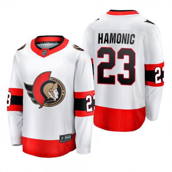 Travis Hamonic #23 Ottawa Senators Away 2022 White...