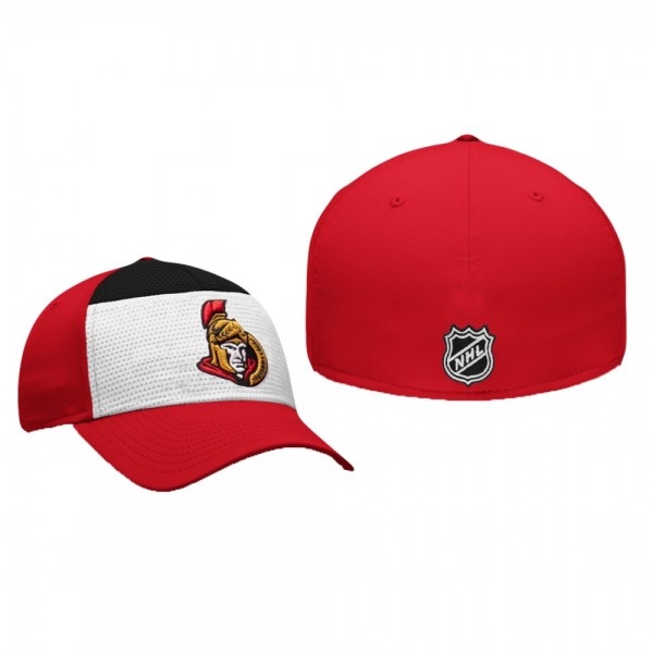 Ottawa Senators White Red Breakaway Alternate Jersey Flex Hat