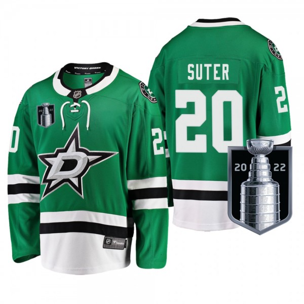Ryan Suter Dallas Stars Green Jersey 2022 Stanley Cup Playoffs