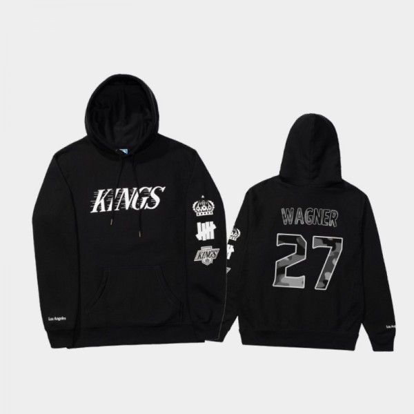 Men's Austin Wagner #27 Undefeated X LA Kings Blac...