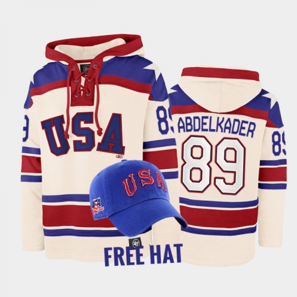 USA Hockey Justin Abdelkader #89 Miracle On Ice 47...