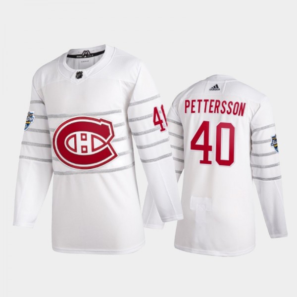 Vancouver Canucks Elias Pettersson #40 2020 NHL All-Star Game Authentic White Jersey