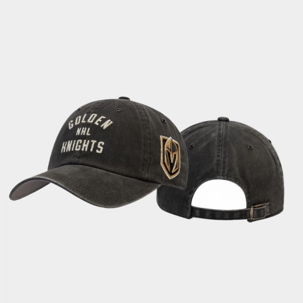 Men's Vegas Golden Knights Parker Adjustable American Needle Black Hat