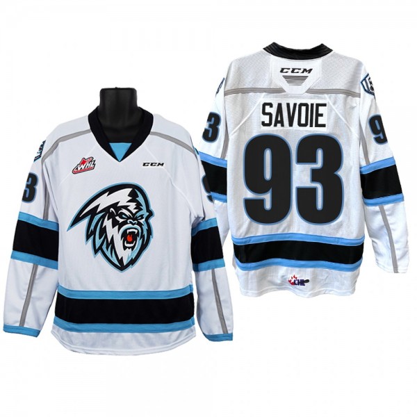 Matthew Savoie Winnipeg Ice White Jersey 2022 NHL ...
