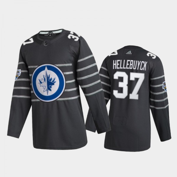 Winnipeg Jets Connor Hellebuyck #37 2020 NHL All-S...