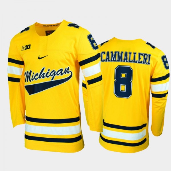 Men Michigan Wolverines Mike Cammalleri #8 College...