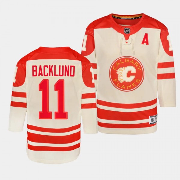 Mikael Backlund Calgary Flames Youth Jersey 2023 N...