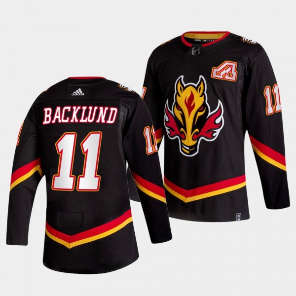 Mikael Backlund #11 Calgary Flames 2022-23 Alterna...